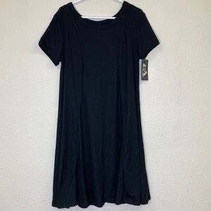 Art Class Ribbed Black Dress Size Large (10-12) NWT